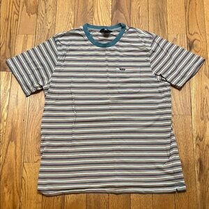 Volcom Multicolor Striped Short Sleeve Tee